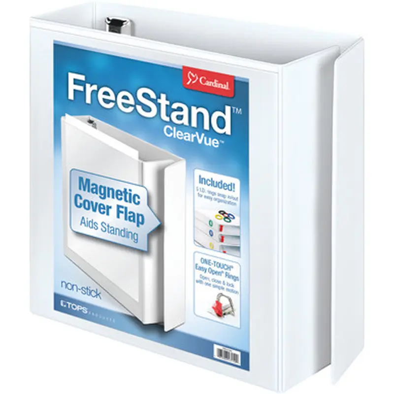 Cardinal 43130 FreeStand Easy Open Slant-D Ring Binder