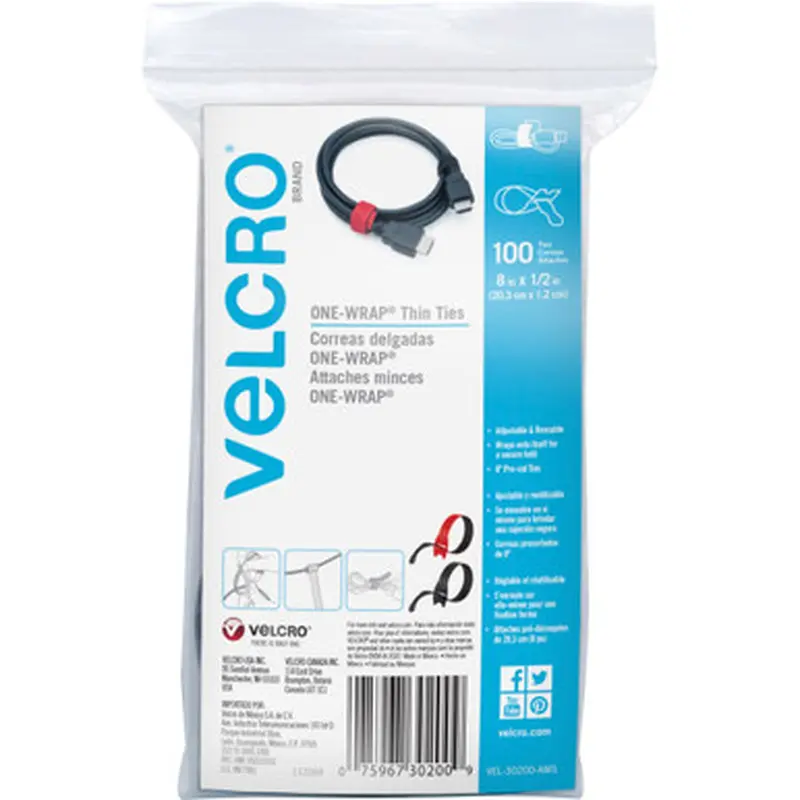 VELCRO 30200 Reusable Thin Straps