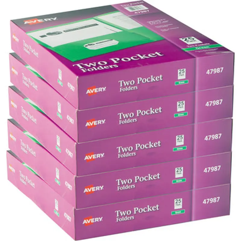 Avery 47987CT Two-Pocket Folders