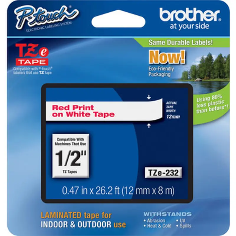 Brother TZE232 P-touch TZe Laminated Tape Cartridges