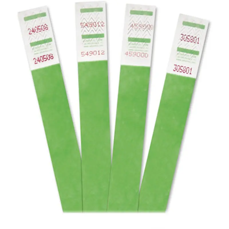 Advantus 75511 500-Pack Tyvek Colored Wrist Bands