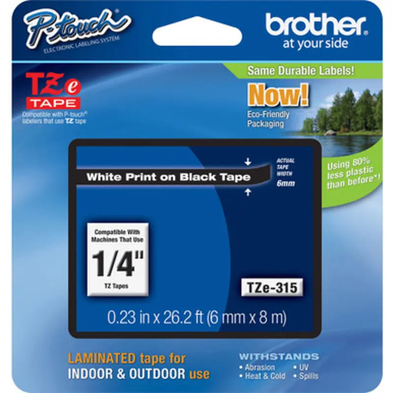 Brother TZE315 P-touch TZe Laminated Tape Cartridges