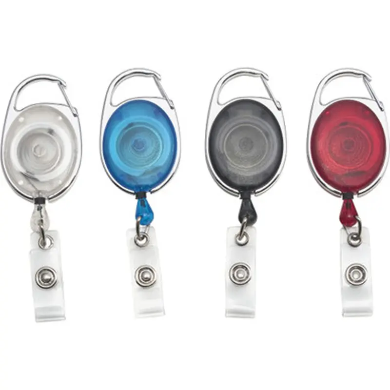 Advantus 75552 Retractable Carabiner-Style ID Reel