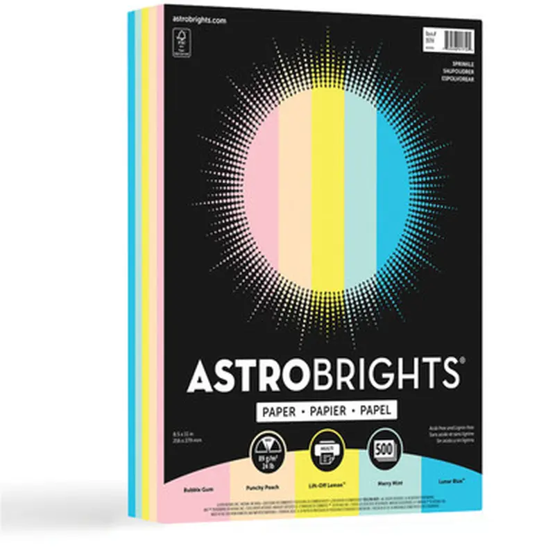 Astro 91714 Spectrum Assortment Copy Paper
