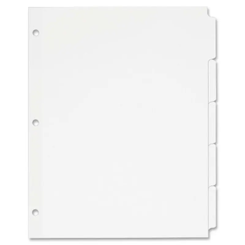 Avery WT2135 Plain Tab Write-On Dividers