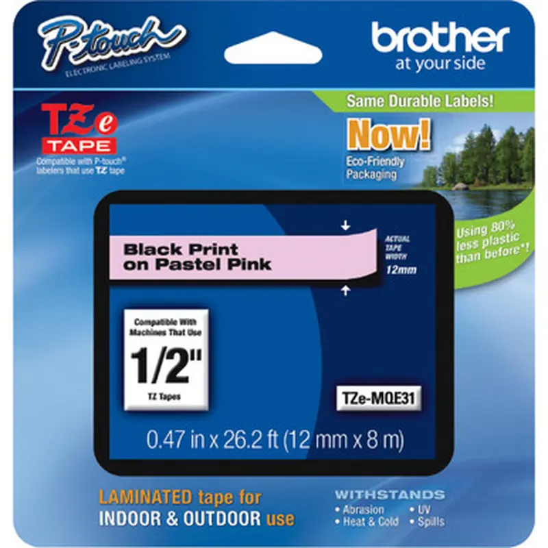 Brother TZEMQE31 PTouch 1/2&quot Laminated TZe Tape