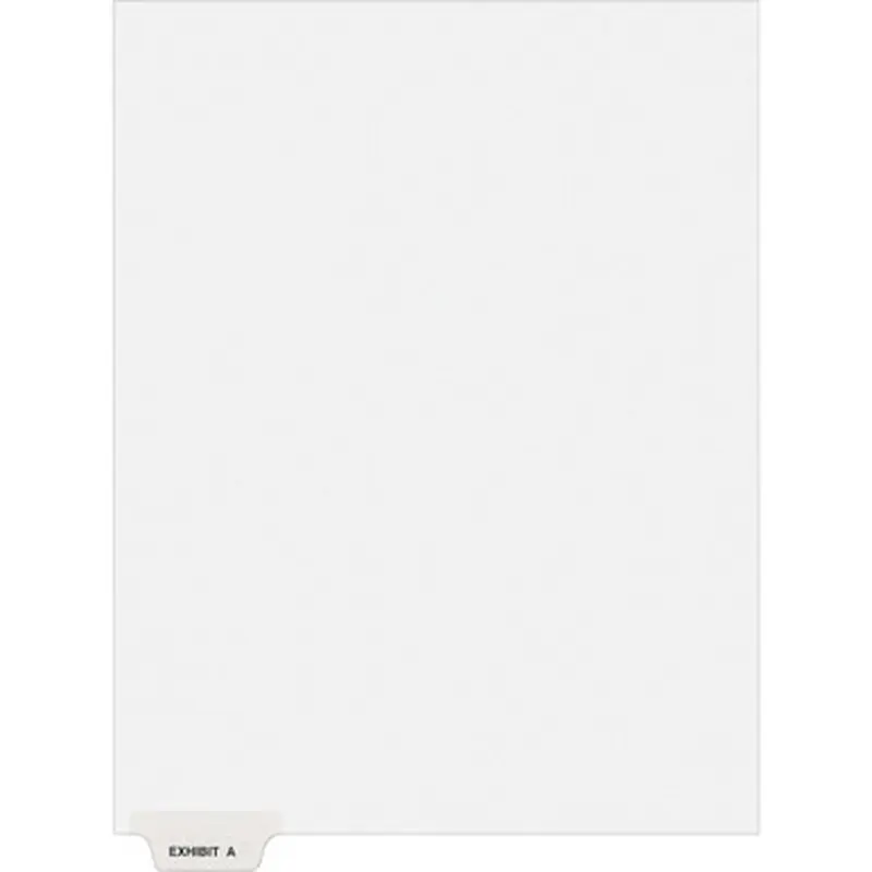 Avery LGLTBEXA Individual Legal Exhibit Dividers - Avery Style - Unpunched