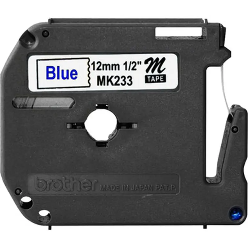 Brother MK233 P-touch Nonlaminated M Series Tape Cartridge