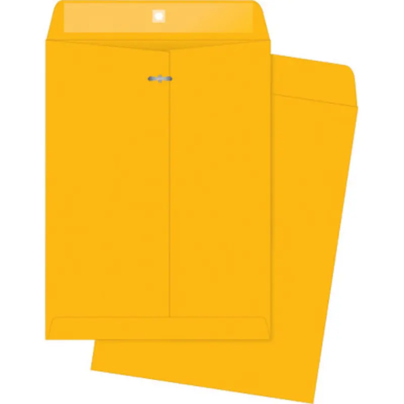 Business Source 04426 32 lb Kraft Clasp Envelopes