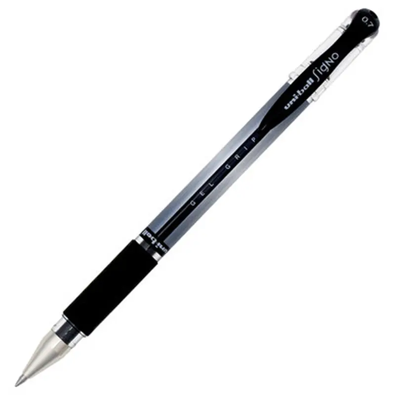 Uni-ball Signo 0.7 Gel Grip Pen 65450, Black Uni Super Ink