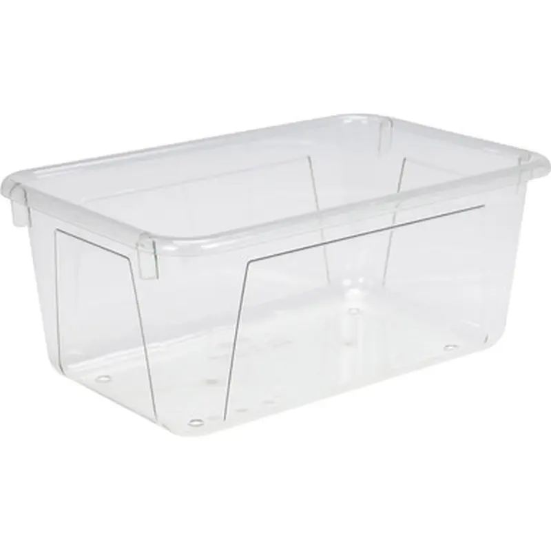 Storex 62464U05C Crystal Clear Cubby Bin