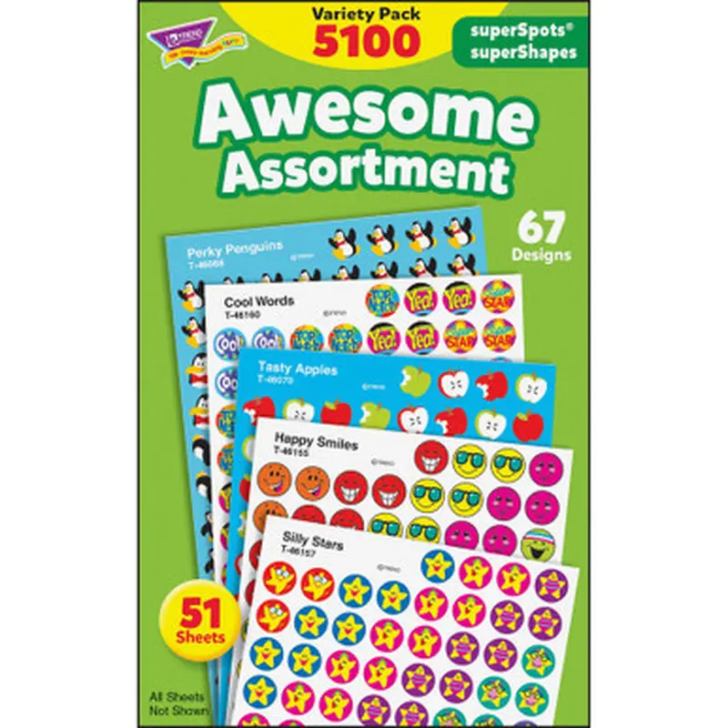 Trend T46826 Awesome Assortment Stickers