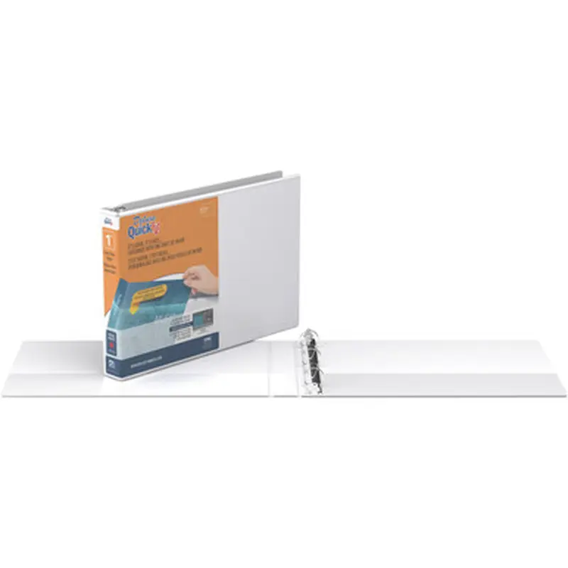 QuickFit 97110 Round Ring Deluxe Letter Spreadsheet Binder