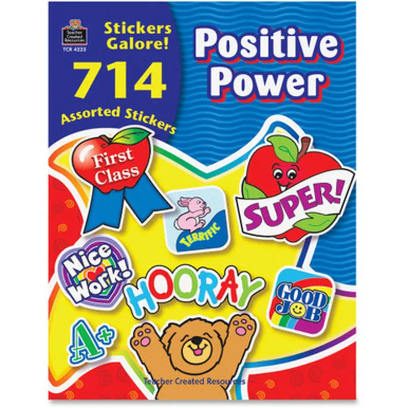 Teacher Created Resources 4225 Positive Stickers Galore Book