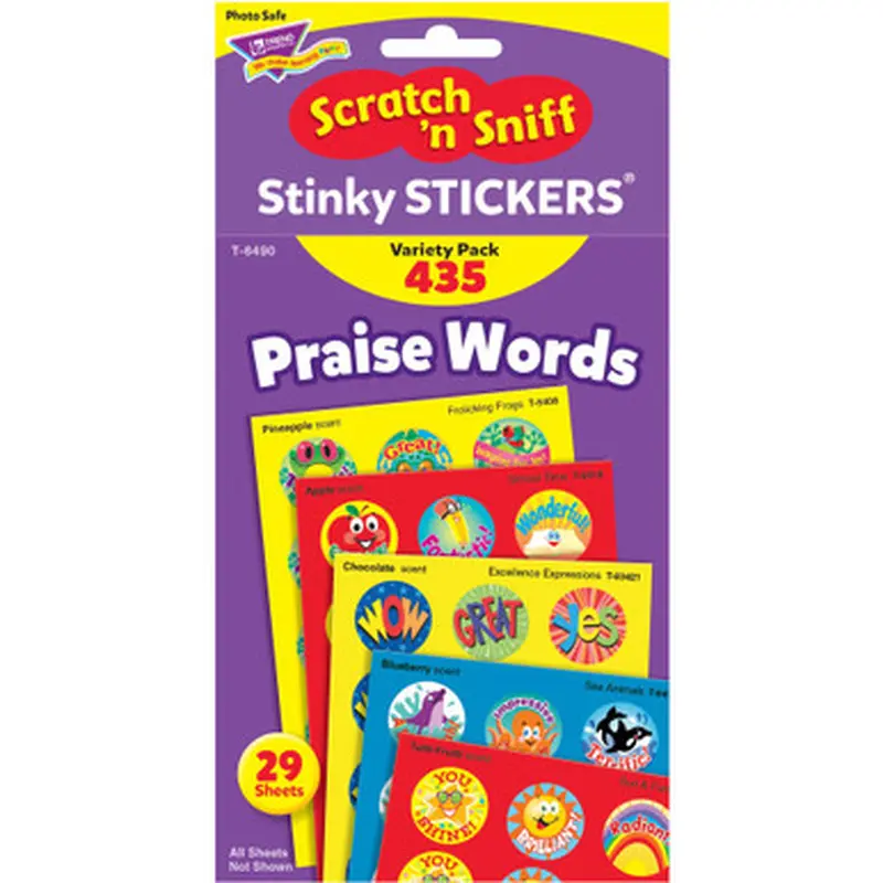 Trend T6490 Praise Words Jumbo Stinky Stickers