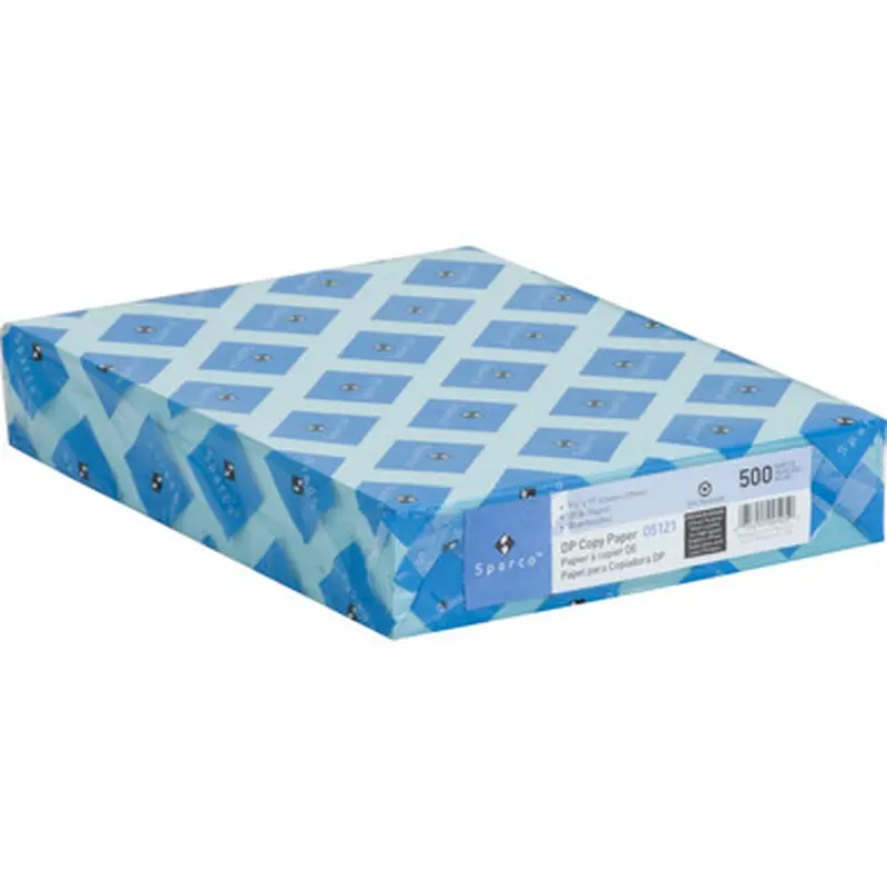 Sparco 05121 Blue Copy Paper, 8-1/2 x 11&quot, 20 Lb., Ream of 500 Sheets