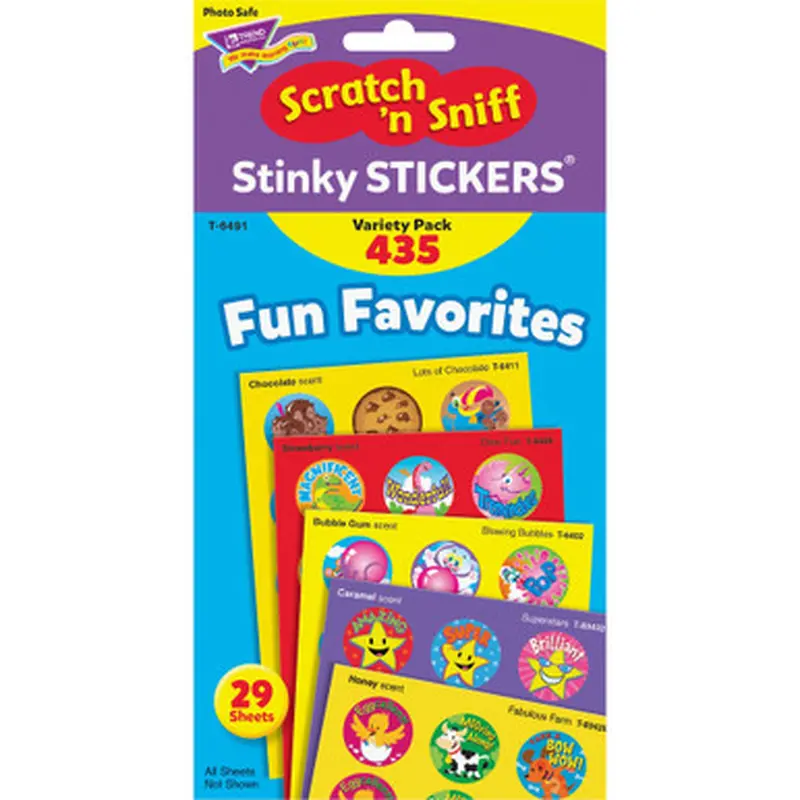 Trend T6491 Fun &amp Fancy Jumbo Pack Stickers