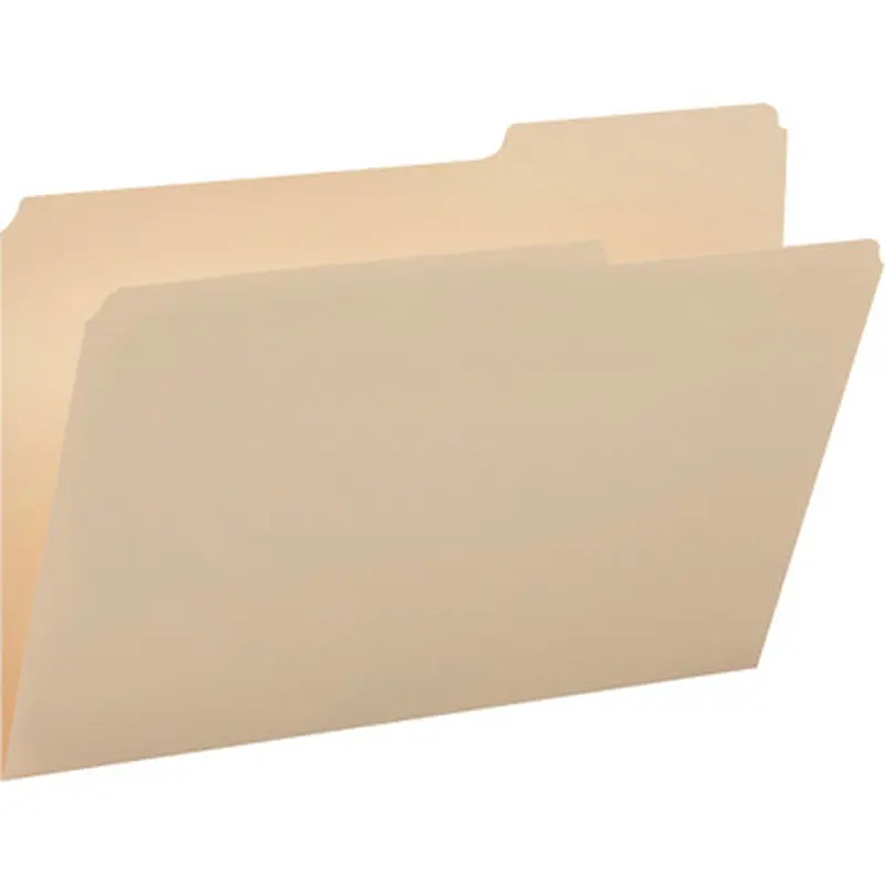 Smead 15385 File Folders with Single-Ply Tab