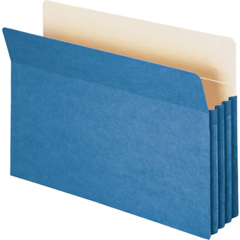 Smead 74225 Drop Front Panel Colored File Pockets