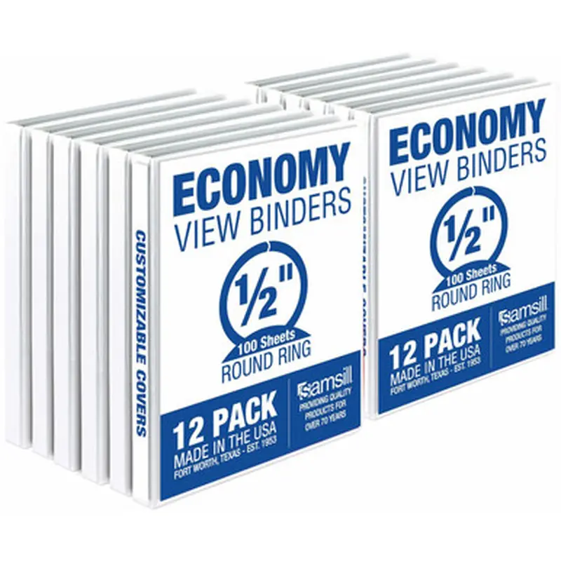 Samsill I08517C Economy 1/2&quot View Ring Binder