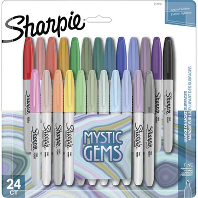 Sharpie 2136727 Mystic Gems Permanent Markers