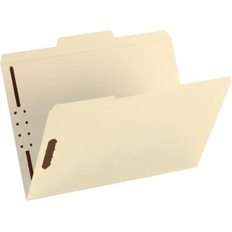 Smead 14580 Fastener File Folders with Reinforced Tab