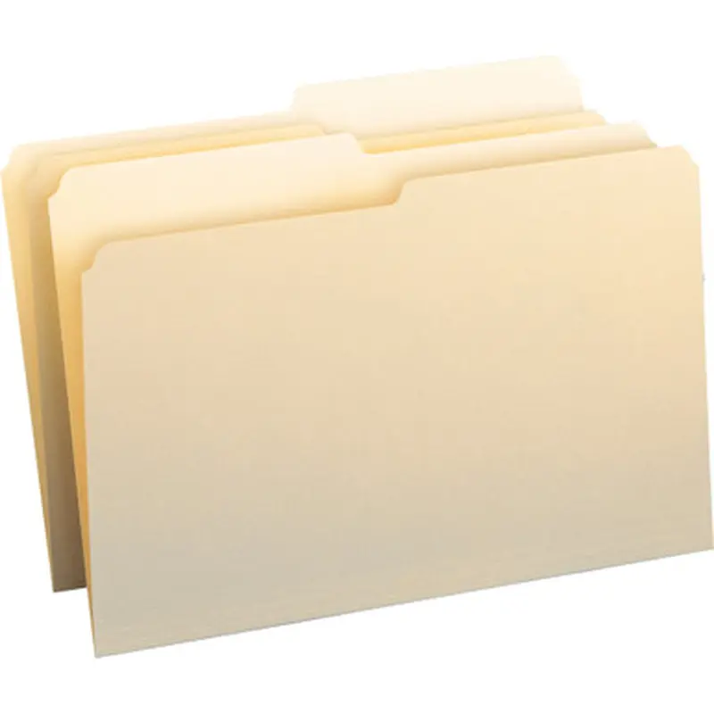 Smead 15320 File Folders with Single-Ply Tab