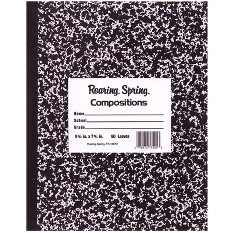 Roaring Spring 77505 Black Cover Flexcomp 10&quotx8&quot WM