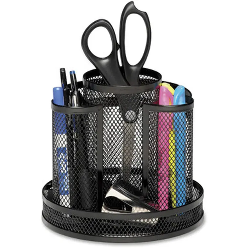 Rolodex 1773083 Workspace Mesh Spinning Supply Caddy