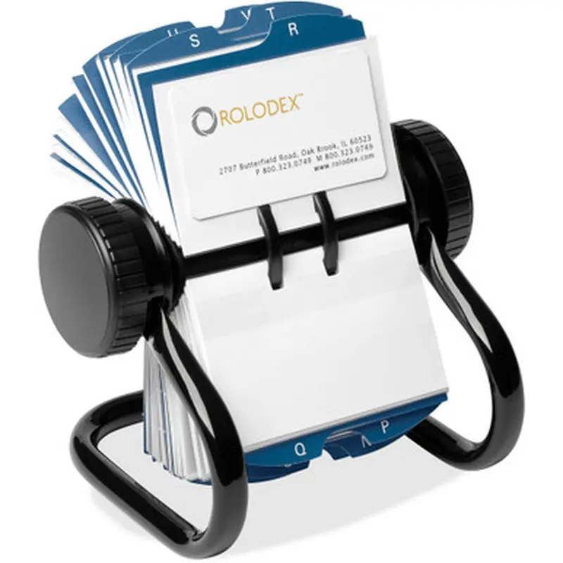 Rolodex 67236 Rotary A-Z Index Business Card Files