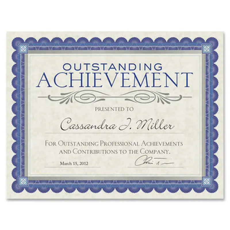 Southworth CT1R CT1R Foil Enhanced Parchment Certificates