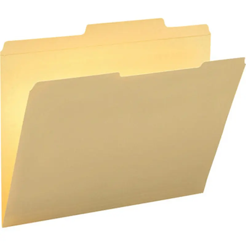 Smead 10376 File Folders with Reinforced Tab