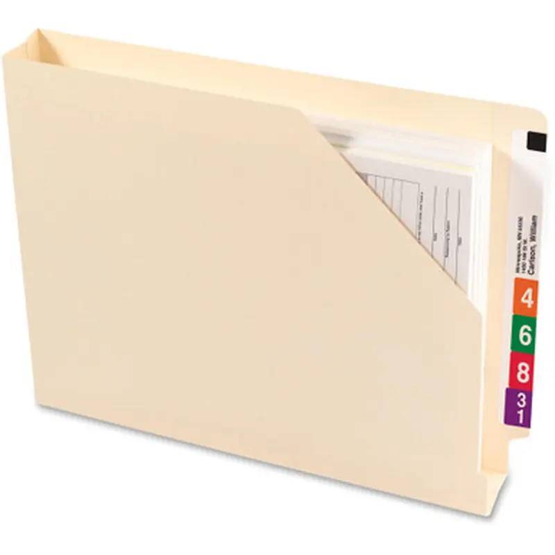 Smead 75740 End Tab File Jackets with Self-Master Reinforced Tab