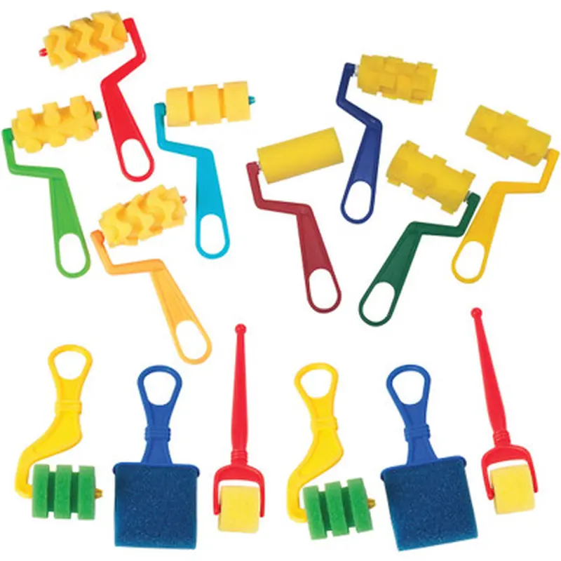 Creativity Street AC9852 Creativity Street Foam Rollers &amp Brush Pack
