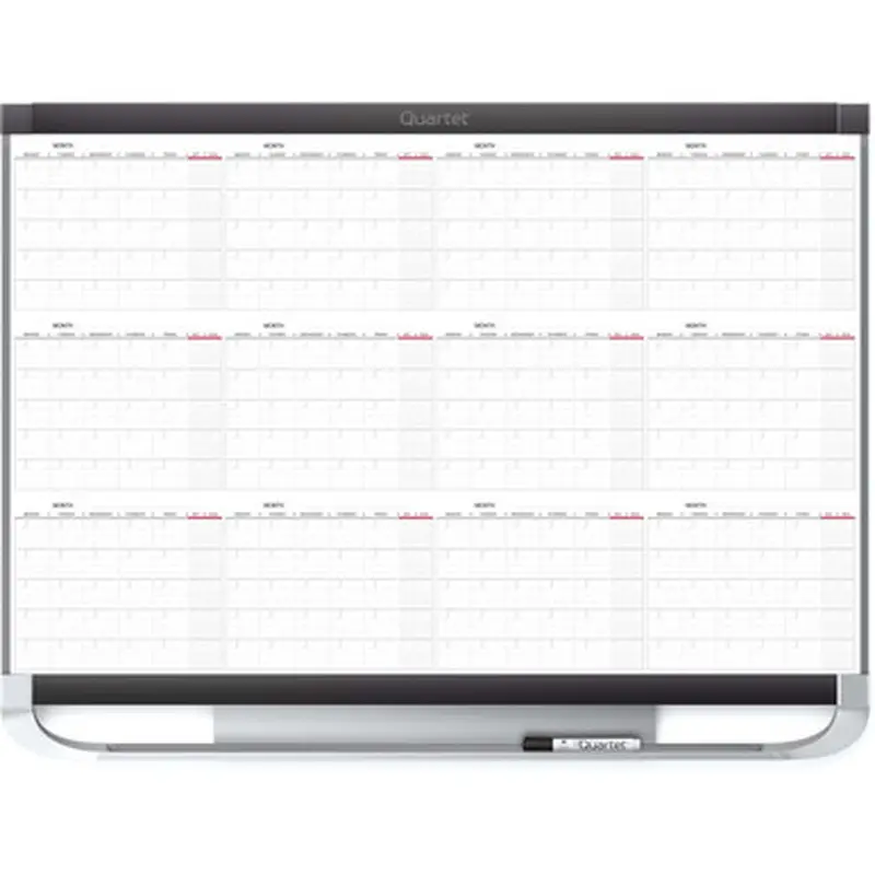 Quartet 12MCP23P2 Quartet Prestige 2 Magnetic Calendar Board
