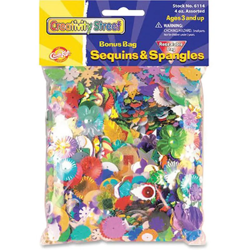 Creativity Street 6114 Sequins/Spangles Bonus Bag
