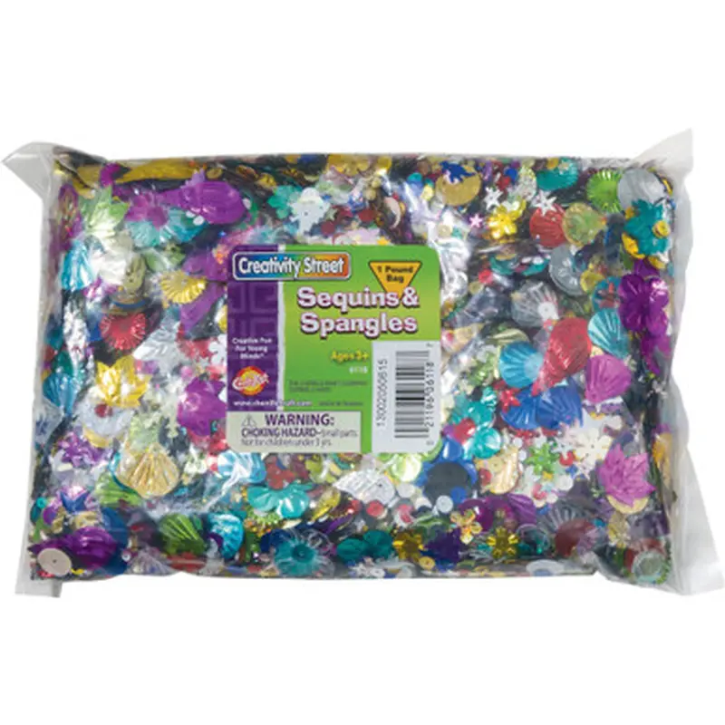 Creativity Street 6118 Sequins &amp Spangles 1 Pound Bag
