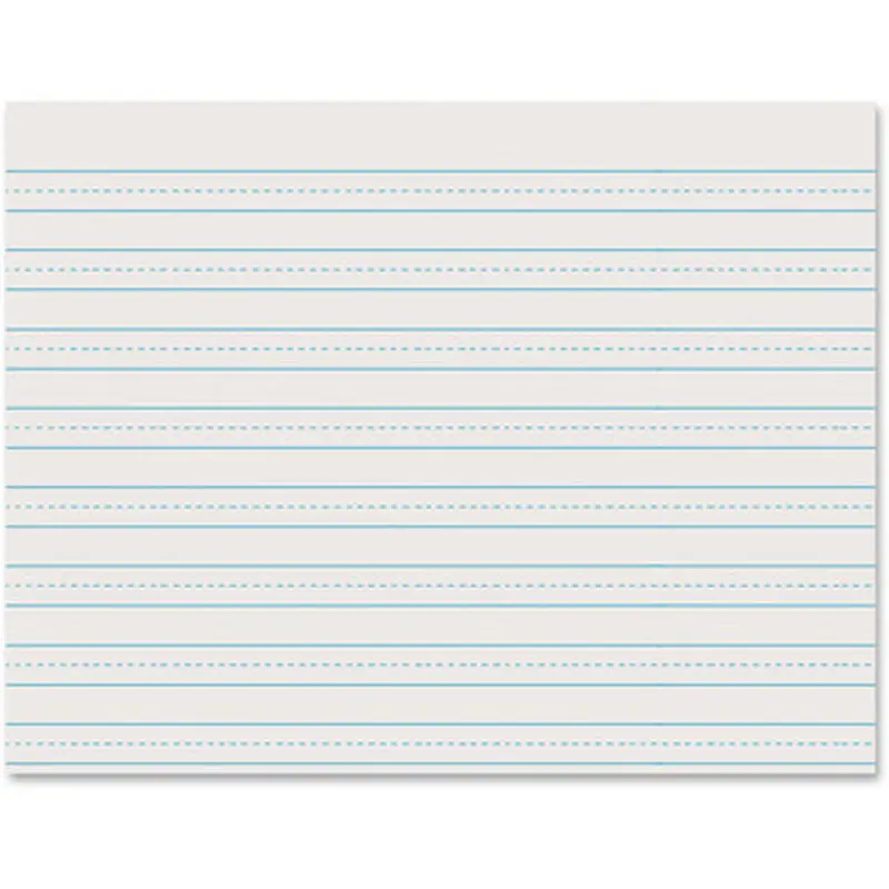 Pacon 2637 Skip - A - Line Ruled Newsprint - Letter