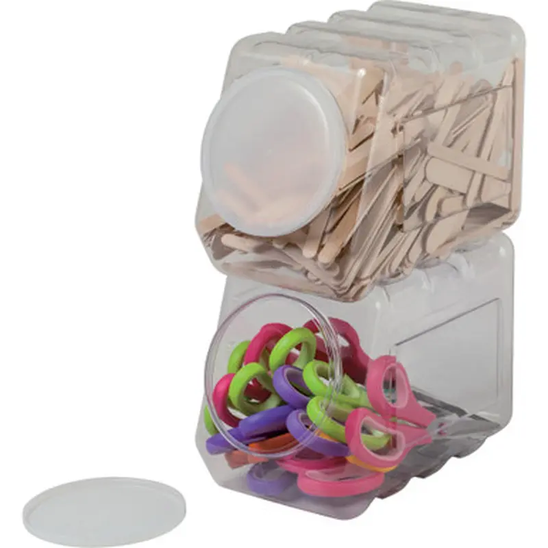 Pacon 27660 Interlocking Storage Container With Lid