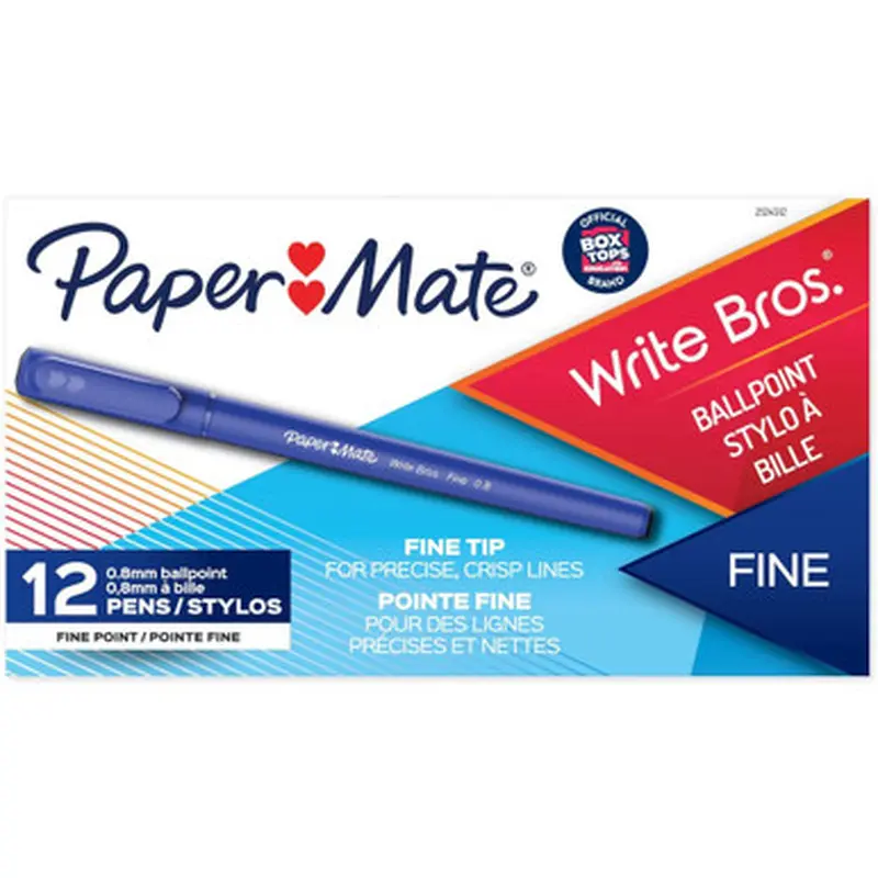 Paper Mate 2124512 Write Bros. 0.8mm Ballpoint Pen
