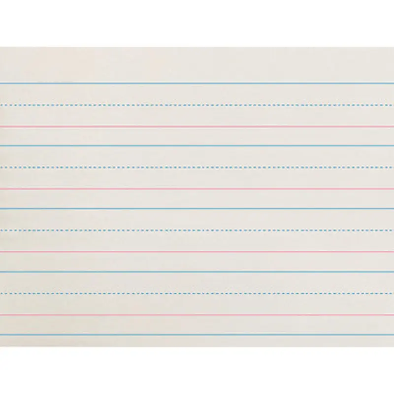 Zaner-Bloser ZP2610 Broken Midline Ruled Paper