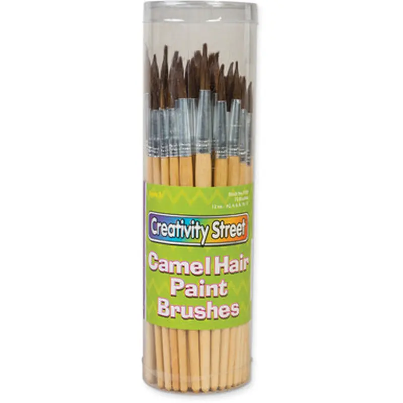 Creativity Street 5159 Camel Hair Paint Brushes