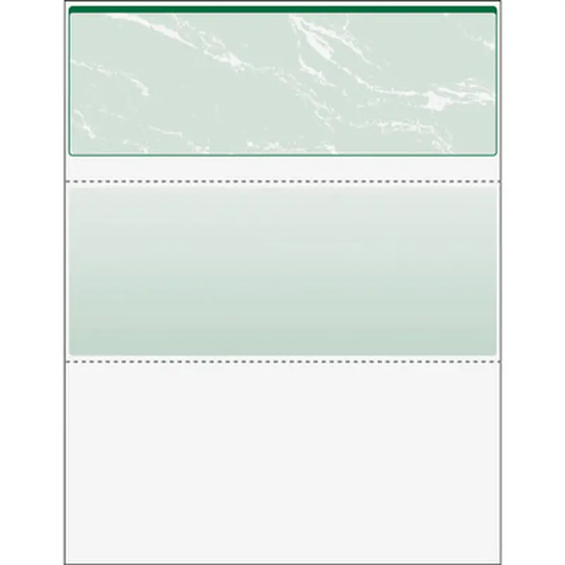 DocuGard 04502 High Security Green Marble Business Checks with 11 Features to Prevent Fraud