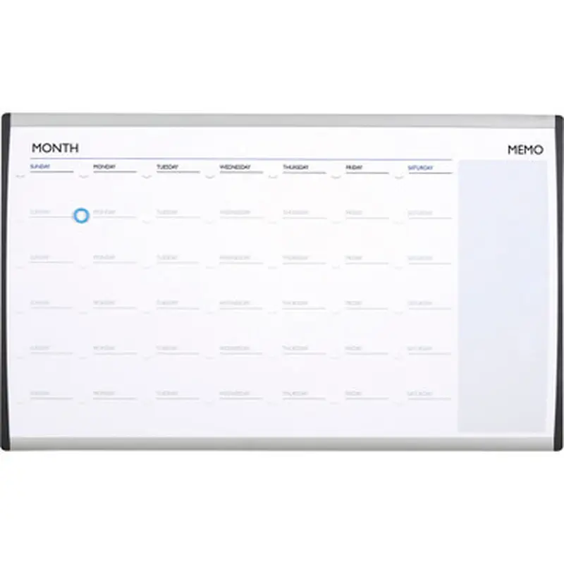 Quartet ARCCP3018 Arc Cubicle Whiteboard Calendar