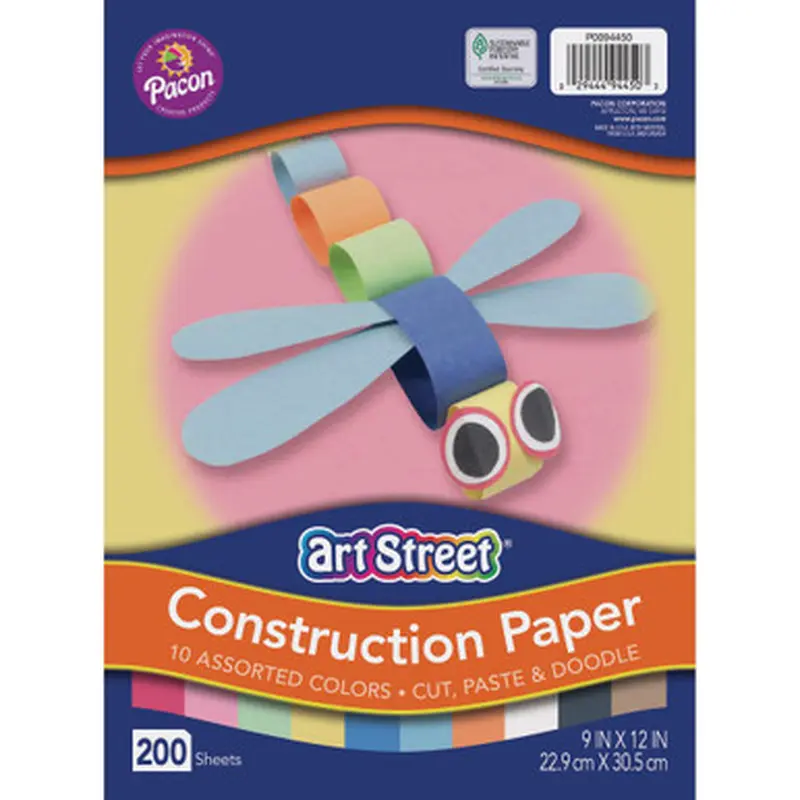 Art Street P0094450 Lightweight Construction Paper