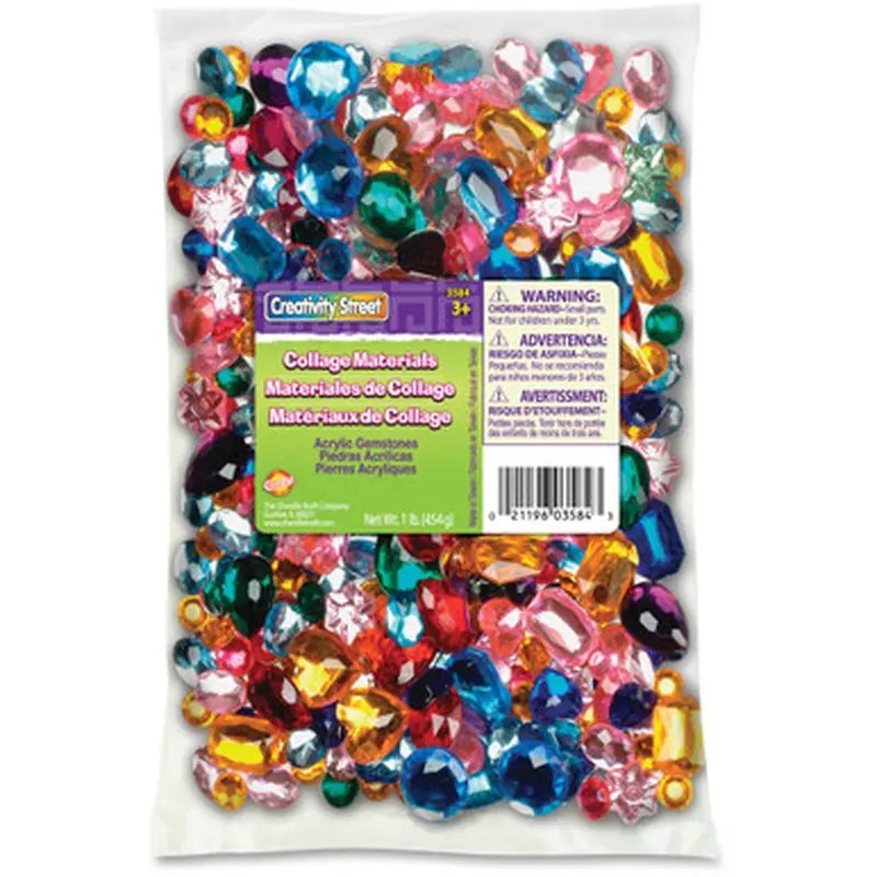 Creativity Street 3584 Acrylic Gemstones Classpack