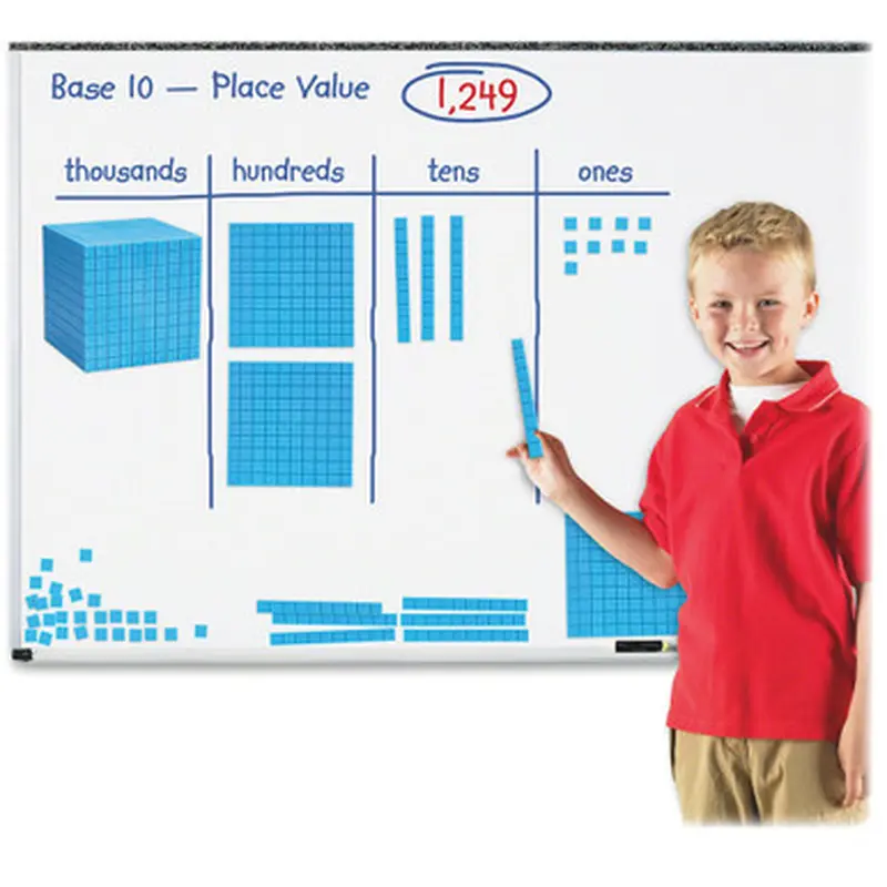 Learning Resources LER6366 Giant Magnetic Base Ten Set