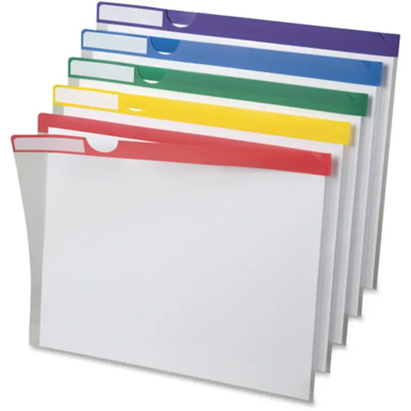 Pendaflex 50981 Clear Poly Index Folders
