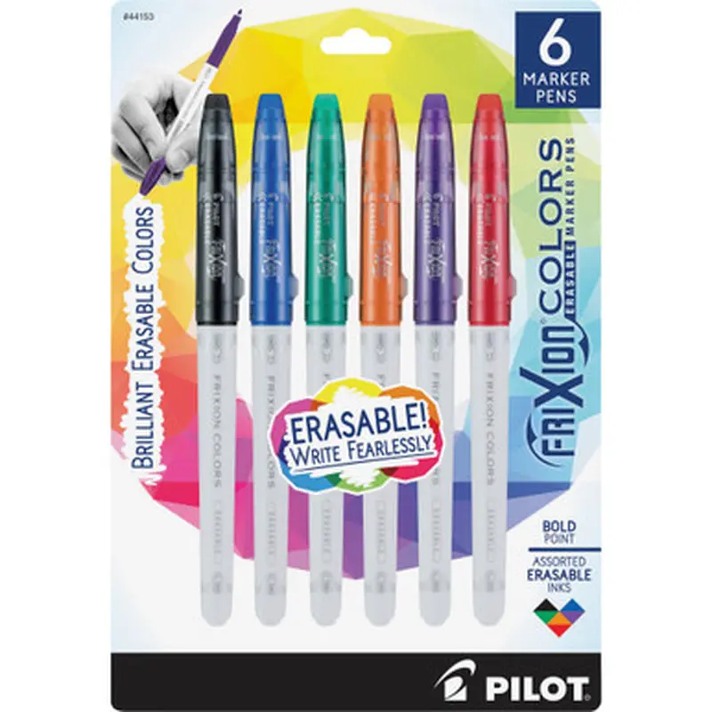 Pilot 44153 FriXion Colors Erasable Marker Pens