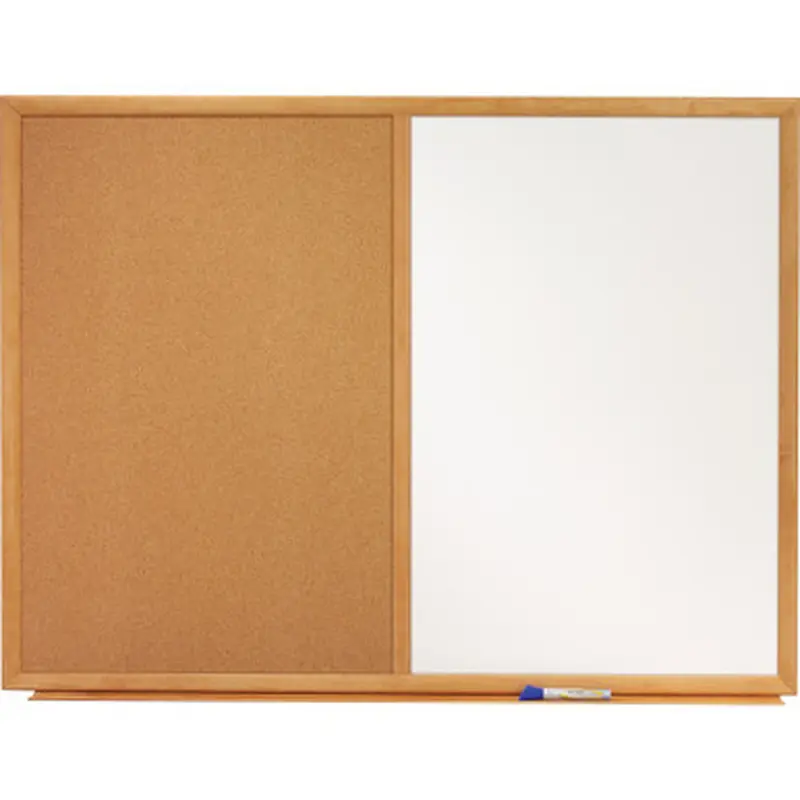 Quartet S553 Standard Combination Whiteboard/Cork Bulletin Board